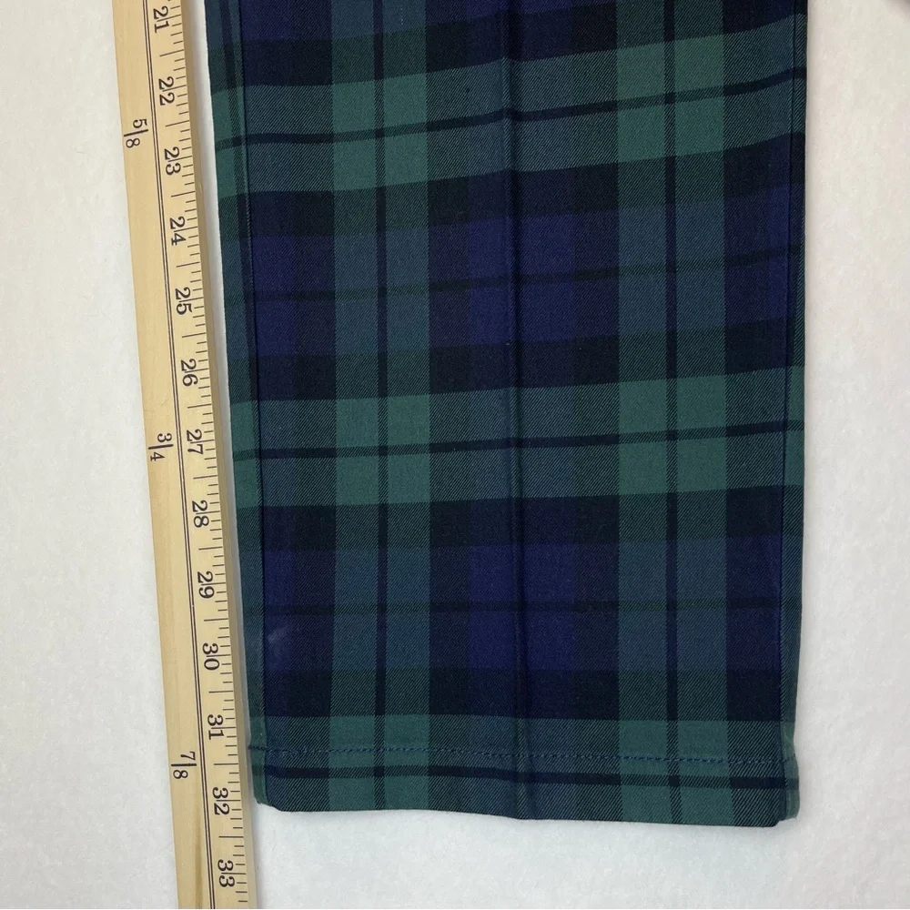 Vineyard Vines Breaker Pants Men's 35x32 (36x32) Green Plaid Pockets Golf - Picture 7 of 12